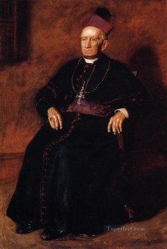トーマス・イーキンス Painting - ウィリアム・ヘンリー大司教の肖像 エルダー・リアリズムの肖像 トーマス・イーキンス